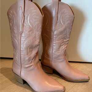 Women's Pink Western Boots